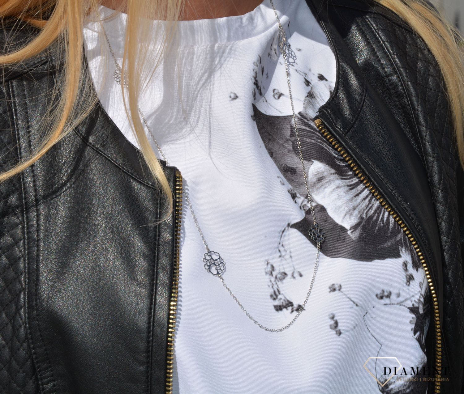 Naszyjnik długi Dall'Acqua✓Naszyjniki srebrne w Sklepie z Biżuterią zegarki-diament.pl✓Piękna i Elegancka Naszyjniki dla Kobiet✓Prawdziwe Srebro✓Darmowa wysyłka✓1.jpg